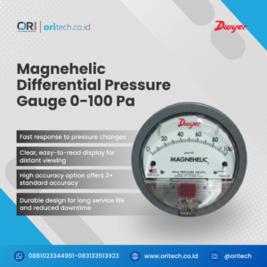Magnehelic Dwyer Differential Pressure Gauge 0-100 Pa
