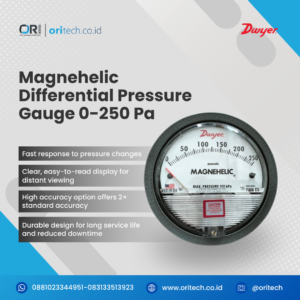 Magnehelic Dwyer Differential Pressure Gauge 0-250 Pa