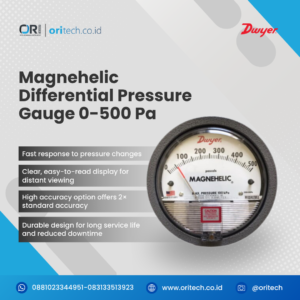 Magnehelic Dwyer Differential Pressure Gauge 0-500 Pa