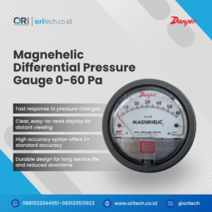 Magnehelic Dwyer Differential Pressure Gauge 0-60 Pa