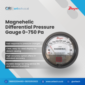 Magnehelic Dwyer Differential Pressure Gauge 0-750 Pa