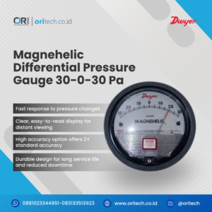 Magnehelic Dwyer Differential Pressure Gauge 30-0-30 Pa