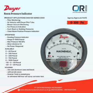 Magnehelic Dwyer Pressure Gauge 0 - 100